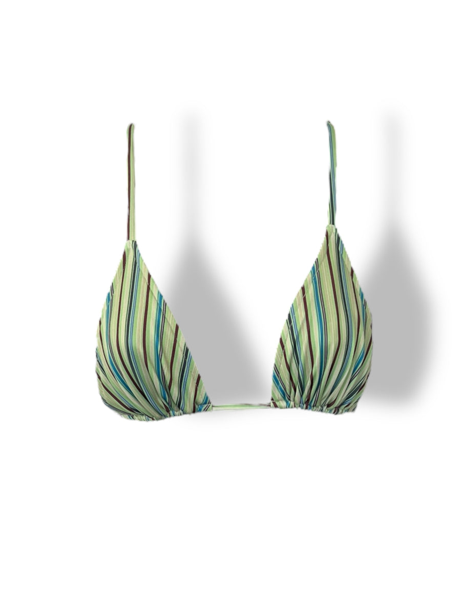 Lime Stripes Triangle top – Sundia Swimwear