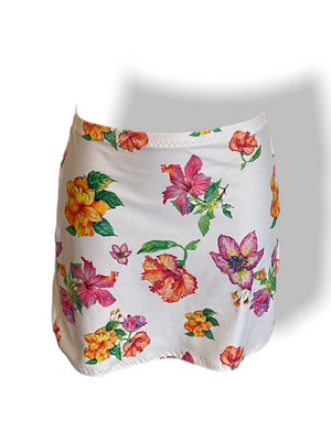 White Hibiscus Skirt