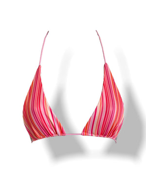 Pink Striped String Top